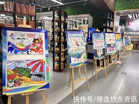 主题@绘冬奥 向未来 中关村图书大厦举办冬奥主题画展