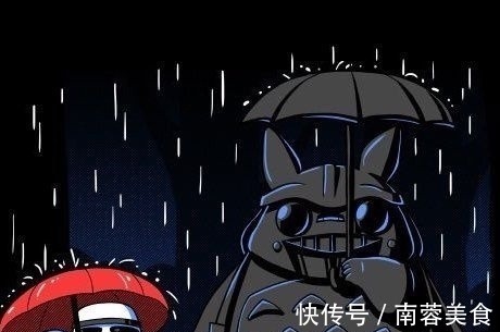 宠物小精灵|不同作品演绎《龙猫》名场面,绿巨人有点傻萌,柴郡猫足够阴森