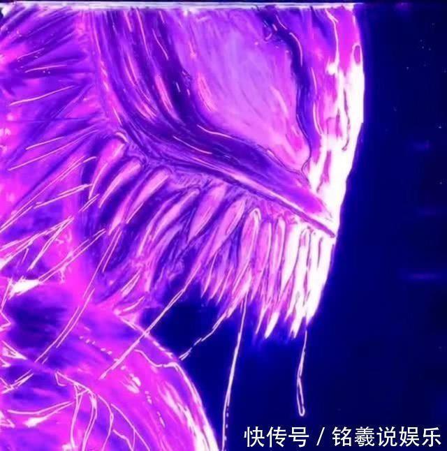 毒液&美术生手绘荧光毒液,被吐槽“小学生”水平,成品效果炸裂!