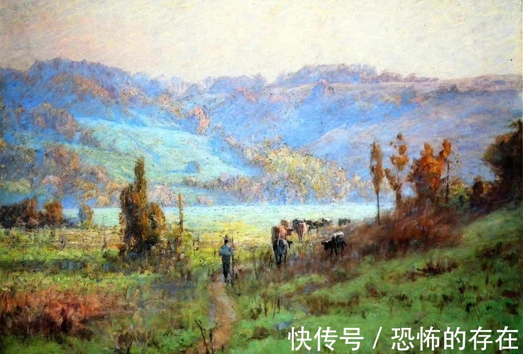 作品集&美国Theodore Clement Steele风景油画作品集