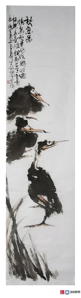 作品展$卢向龙国画作品展在青岛电影博物馆正式开展