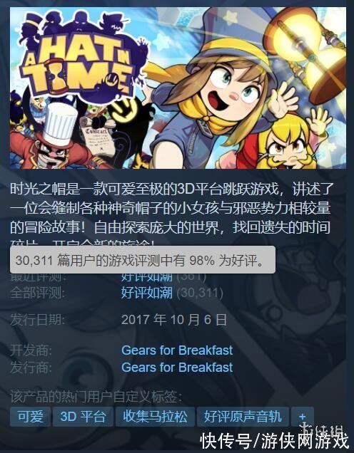 新作|Steam好评如潮时光之帽疑似还有DLC！时光之帽新作消息