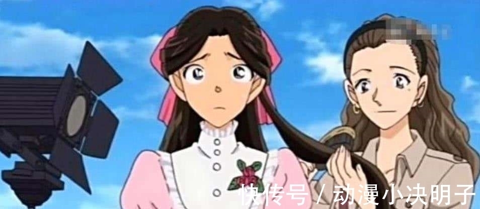 毛利小五郎|名侦探柯南:小兰要是去掉角长啥样?唯一一集去掉角,美到认不出