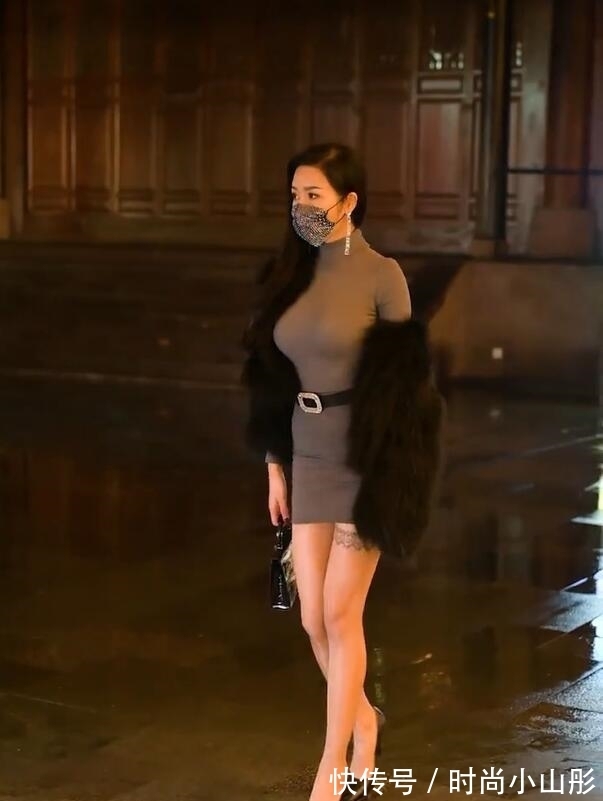 包臀裙|皮草造型真有趣,透着高贵感,变精致“花瓶”美女