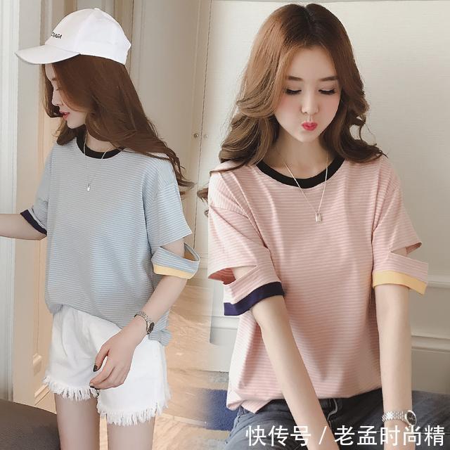 赘肉|百搭条纹T恤,减龄显瘦掩藏赘肉,最经典的时尚