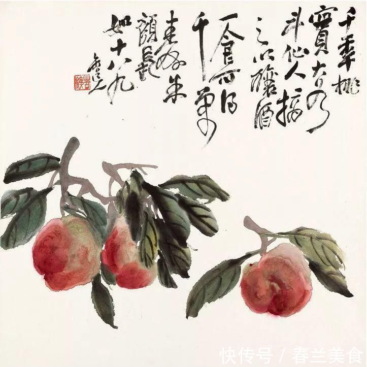 任伯年#吴昌硕十二开花卉清供册，简约清雅，悦目赏心！