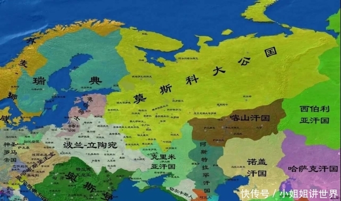 立陶宛大公国|乌克兰一会倒向波兰一会倒向俄国,气的两国一商量,直接把它瓜分