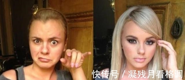 妹子|女生化妆前后对比,以后还能相信画完妆的妹子吗?