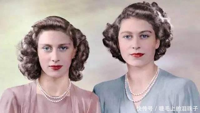 见证|罕见的英国女王和妹妹玛格丽特公主合照,从小到老,见证美人迟暮!