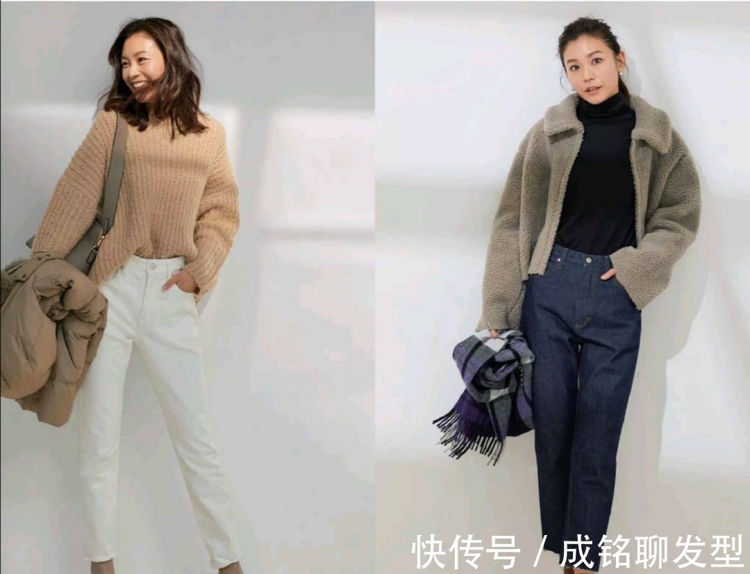 主妇|四五十岁的日本主妇,都爱“大衣+针织毛衣”,时髦保暖还显气质