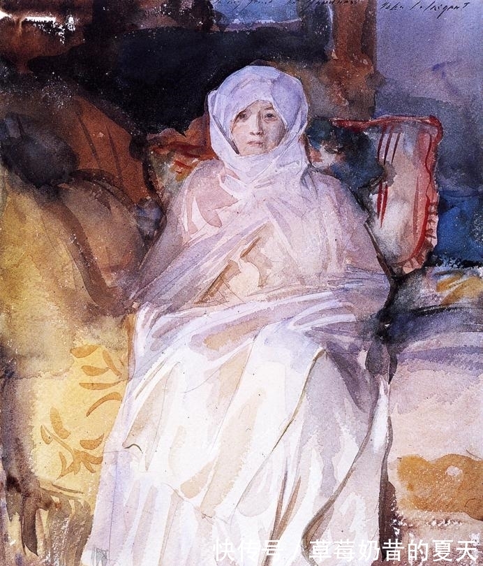 画家#绘画风格成为绘画软件定制画刷,他就是萨金特,一位现实主义画家