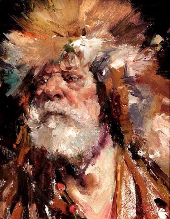 jeffrey|他的油画笔触粗犷又细腻，透着一种不可言说的美