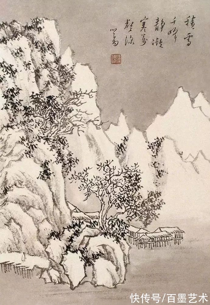 溥心畲！名家 | 画雪景，他第一