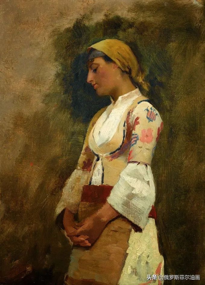 拉利@微妙而动人的油画，他画出了东方浪漫的神秘主义