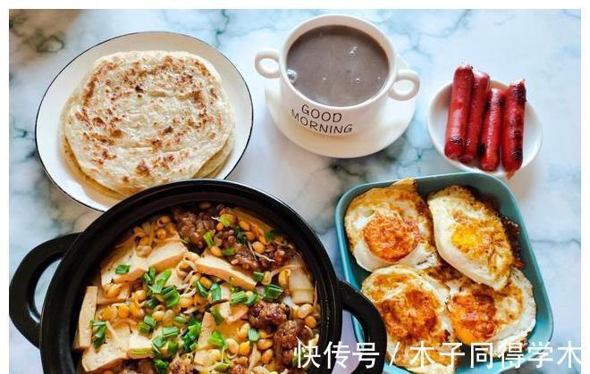 砂锅|美好的一天,从简单美味的早餐开始,一家大小都爱吃
