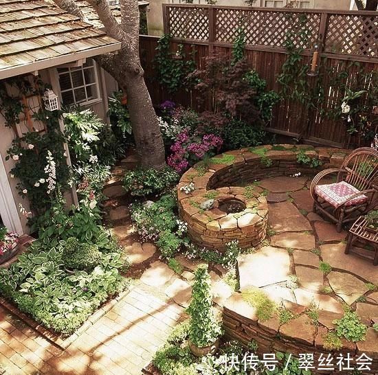 庭院花园|11个院子花园设计，沏一壶好茶，晒个懒洋洋的太阳，乐哉