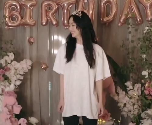 赵丽颖生日会视频被传，没有了美颜，33岁脸蛋是认真的吗？