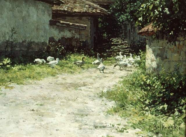 ni@保加利亚画家nikolo.balkanski油画风景、人物经典作品