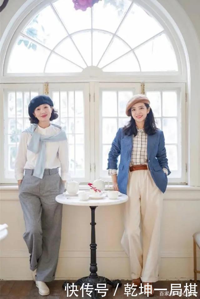 过了50岁的女人，建议尝试三木妈这4种阔腿裤穿搭，干练又优雅