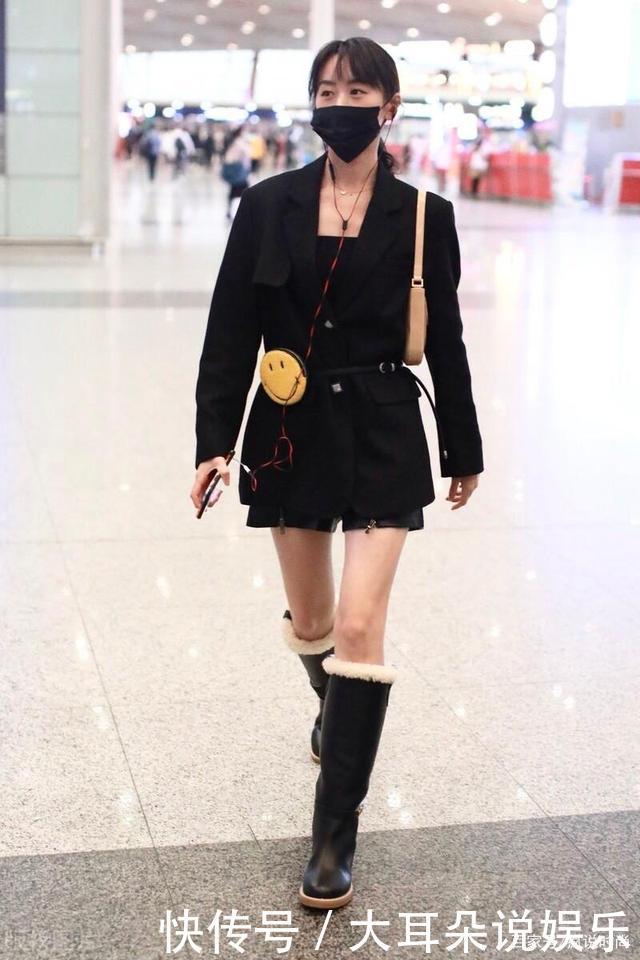 秋冬想要显腿长,试试“长筒靴”吧,显高又提气场