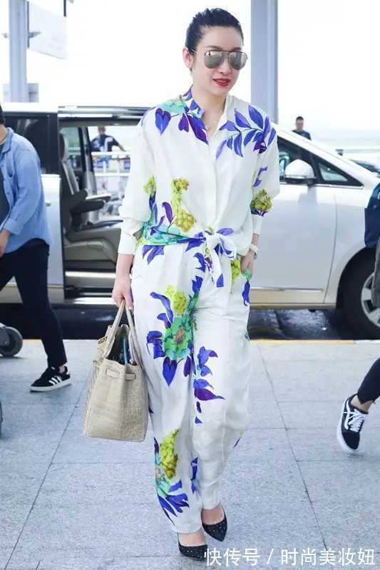 小姐姐|张钧甯这回造型太成功，穿深V连体裤又飒又美，连女生看了都心动