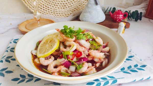 酸辣柠檬北极虾