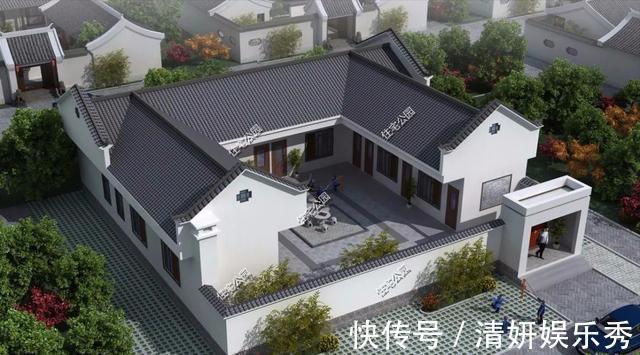 平面|2021年农村建房子,推荐这15套中式小院,造价便宜还实用
