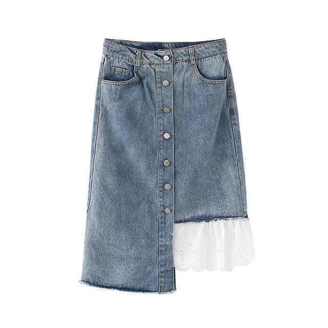 韩版|不规则半身裙,个性与妩媚的碰撞