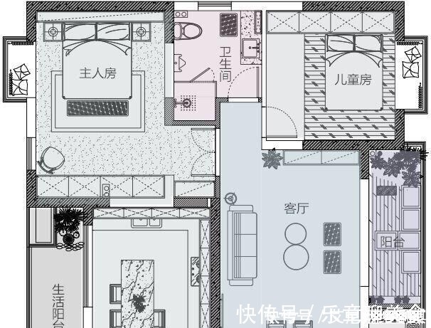 主妇|聪明主妇巧装95㎡小宅:阳台加了一面墙,却让家里处处有惊喜!