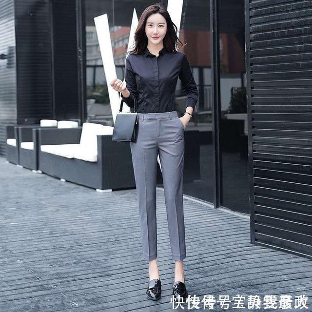 小衫|最近火了一种裤子,叫“烟管裤”,显瘦有气质,搭风衣小衫特合适