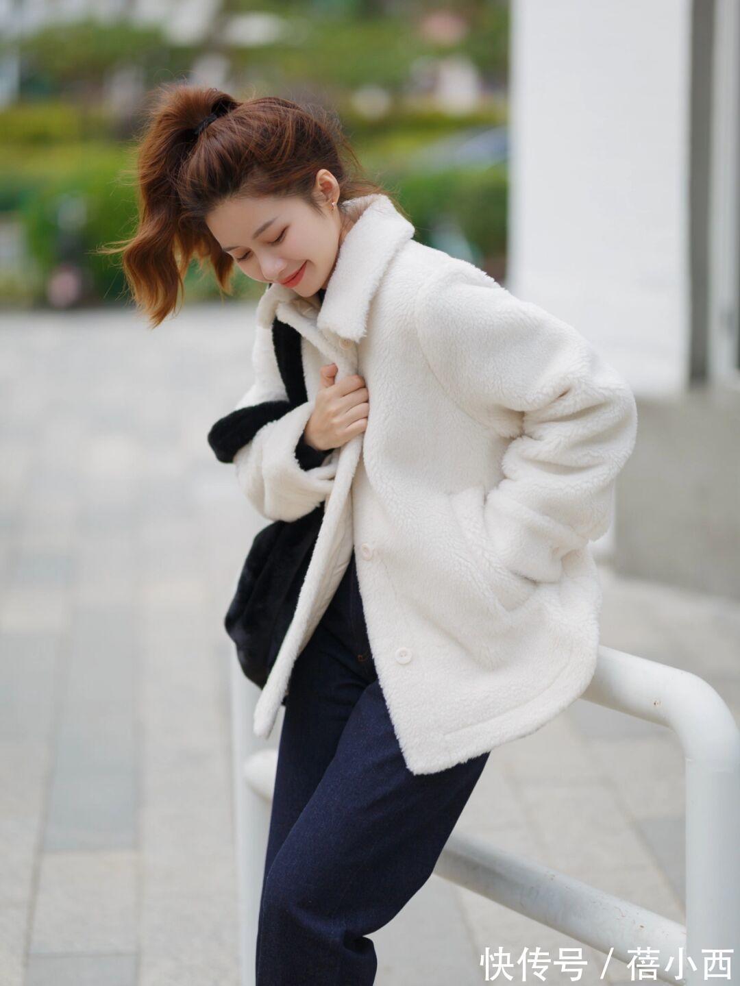 毛绒绒外套 入冬来一件“毛绒绒外套”吧,得体大方又舒适,适合普通人借鉴