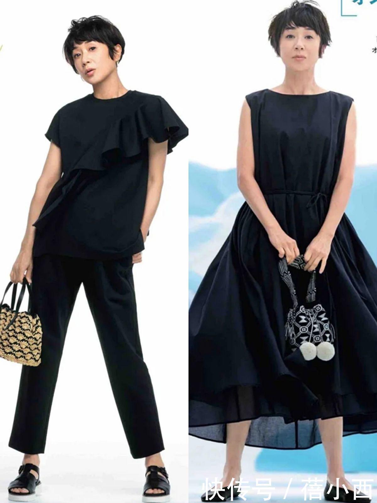 肉性|40、50岁的女人穿衣细节最关键,看日本博主简约精致造型,太显贵