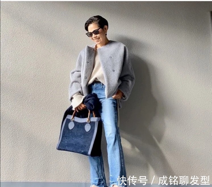 穿搭 五六十岁的女人要想显身材,建议外套穿短不穿长,显高显瘦又减龄