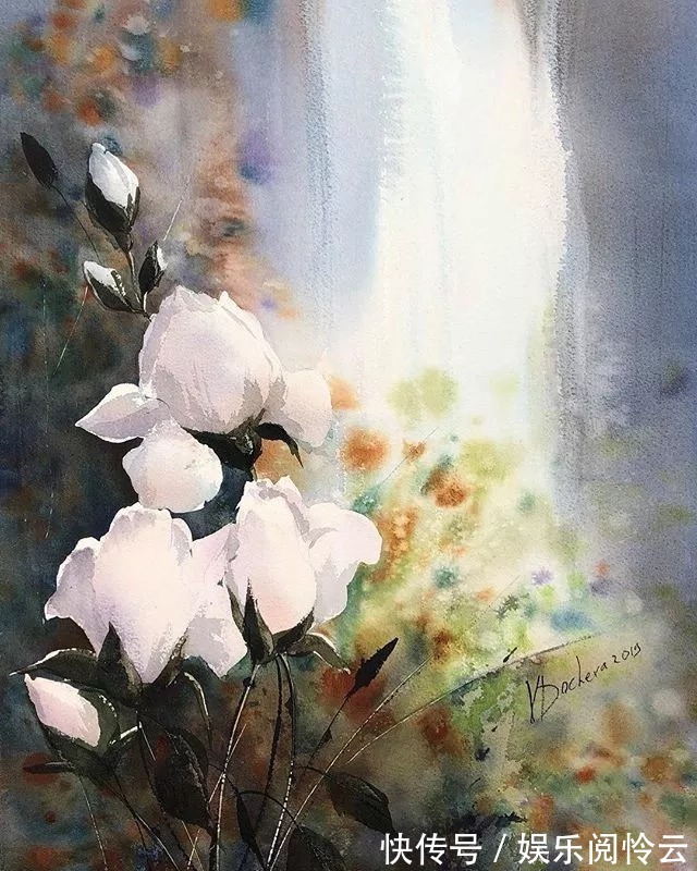 屏保$充满仙气的水彩画，每一张都可以用来做屏保！