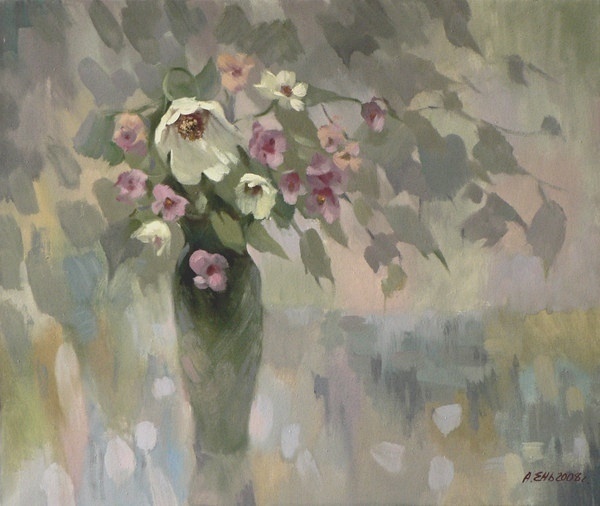 画家#乌克兰画家亚历山大·耶尼的油画,雅致!