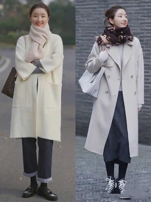 早春季节气质穿搭，西服、风衣、短靴，统统可以安排上