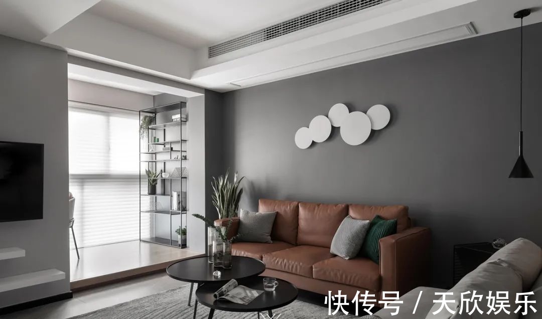 客厅|135㎡现代简约,高级时尚黑白灰,生活舒适而唯美