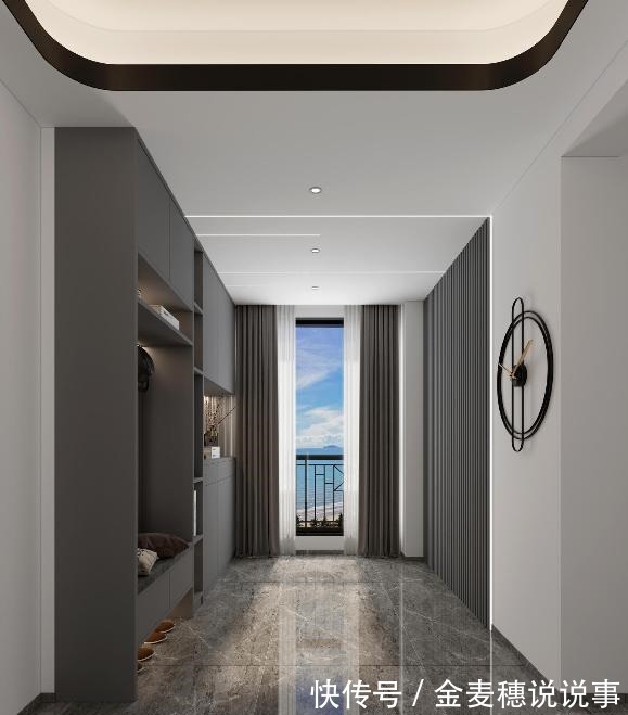 灰色调|特别时尚的现代风格平层,这个客厅可太有感觉了!