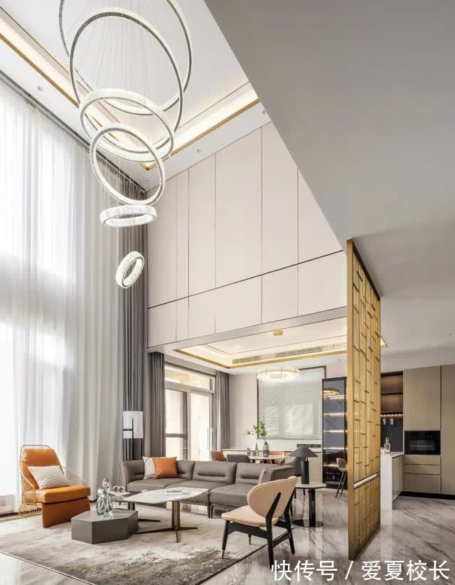大理石|450㎡上下六层别墅，70万打造现代轻奢风，这是一个家的最高境界