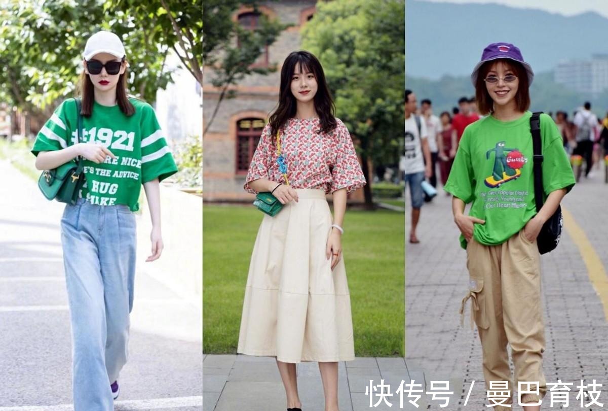 阔腿裤|女人不管多大，都少穿T恤配阔腿裤，今夏流行这样穿，时髦显气质