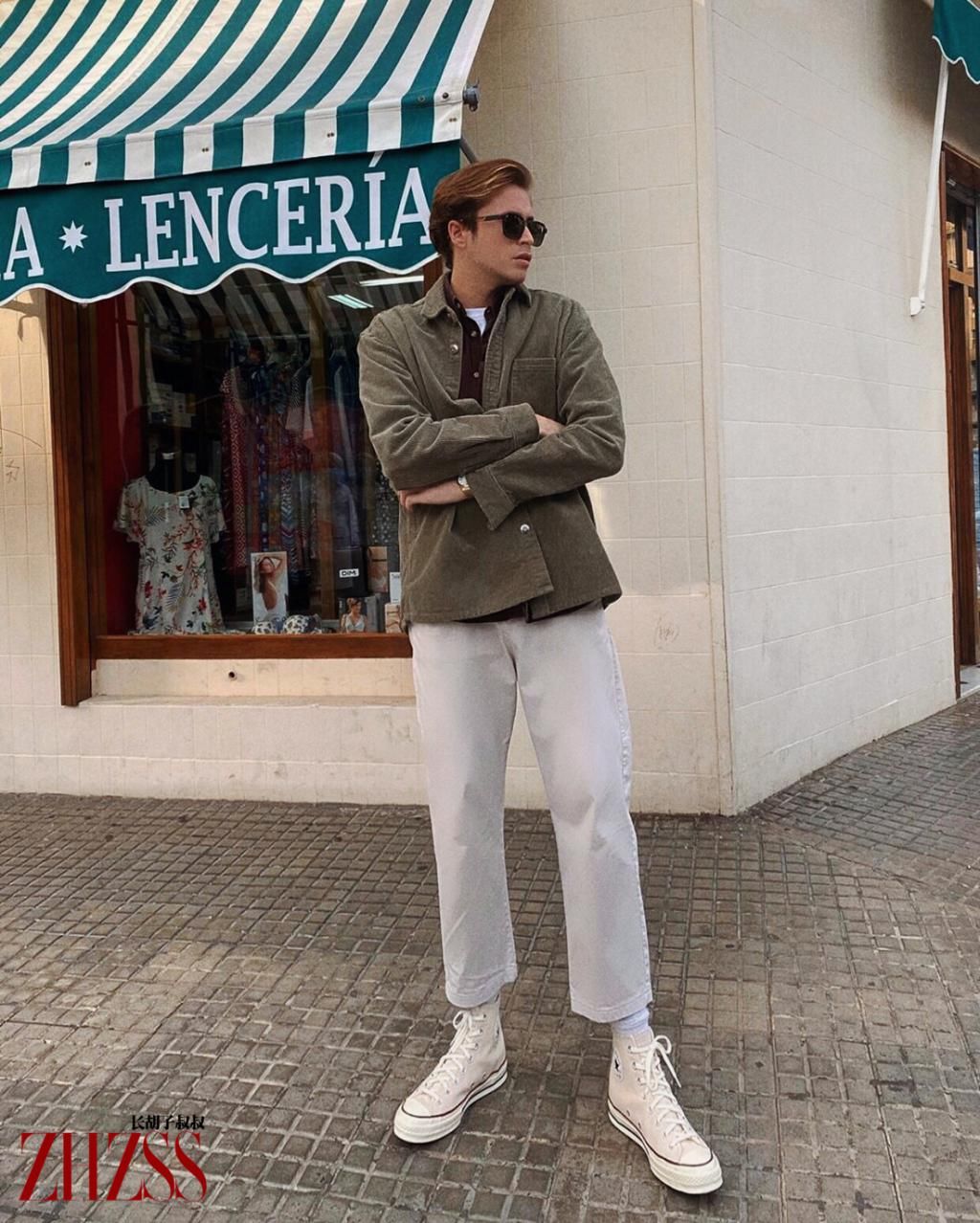 巴黎驼色大衣，私服混搭