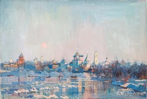 美术学院#阿巴库莫夫:被誉为俄罗斯的金笔,其画笔下都是净化的世界