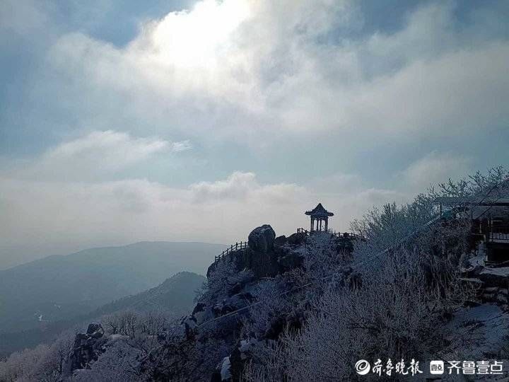 蔡长春|大美沂山，雾凇又起惊艳游人