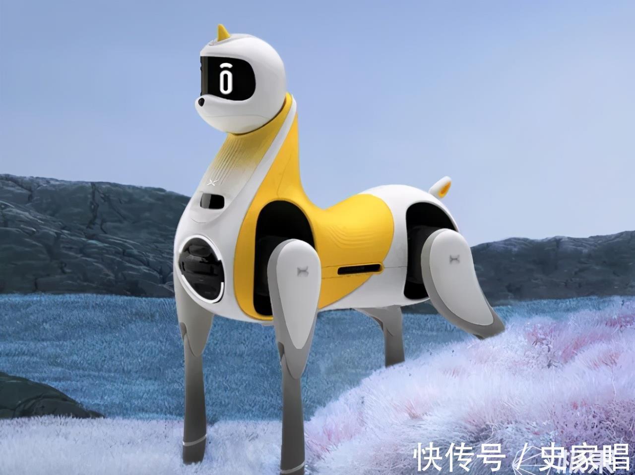 小鹏汽车|小鹏发布可骑乘「智能马」！可聊天可取快递，长相太奇葩