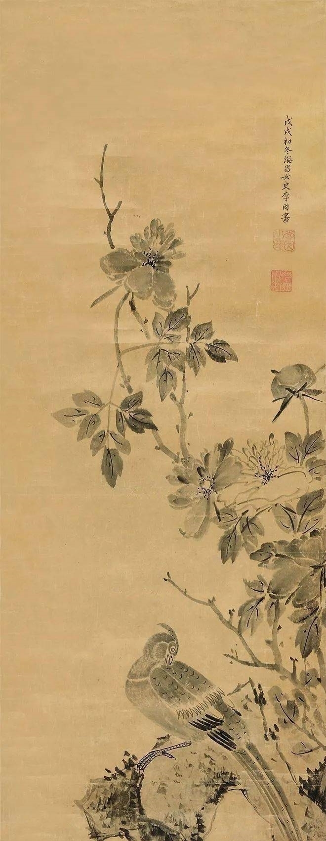 绘画&毫不逊色于秦淮八艳的晚明另一位才女,绘画隽雅,苍老无闺阁气