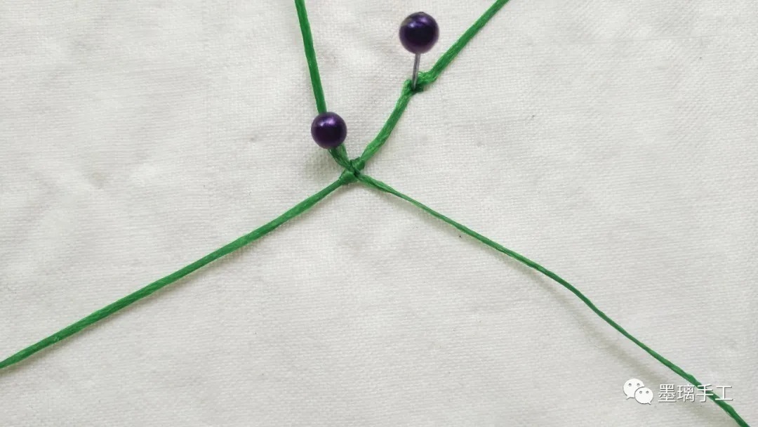 编绳|分分钟钟能学会的手工教程 一看就会的diy手工编绳斜卷结手链