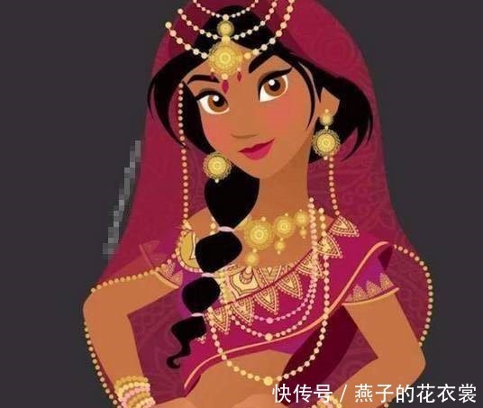 迪士尼公主穿上婚纱!茉莉满身黄金变土豪,木兰中式礼服风姿绰约