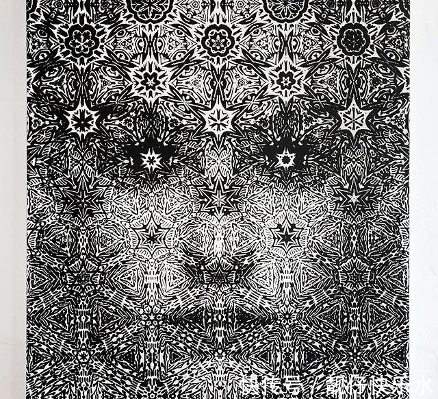 眼睛$他的画让双眼宕机,视力越好越看不到,视力差反而能看清