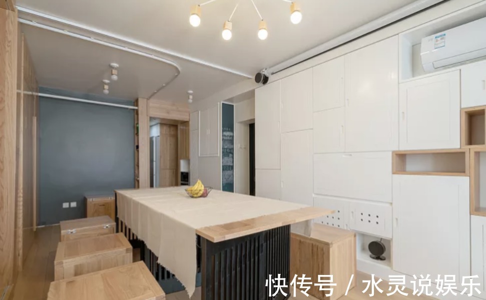 双卧室|49㎡房屋大改造,客厅秒变双卧室,功能强大不拥挤!