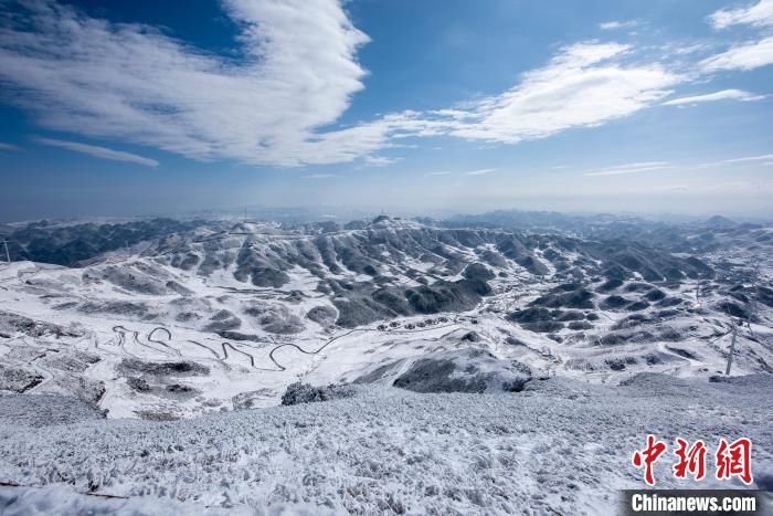 童话世界|雪落“贵州屋脊”韭菜坪 宛如冰雪童话世界